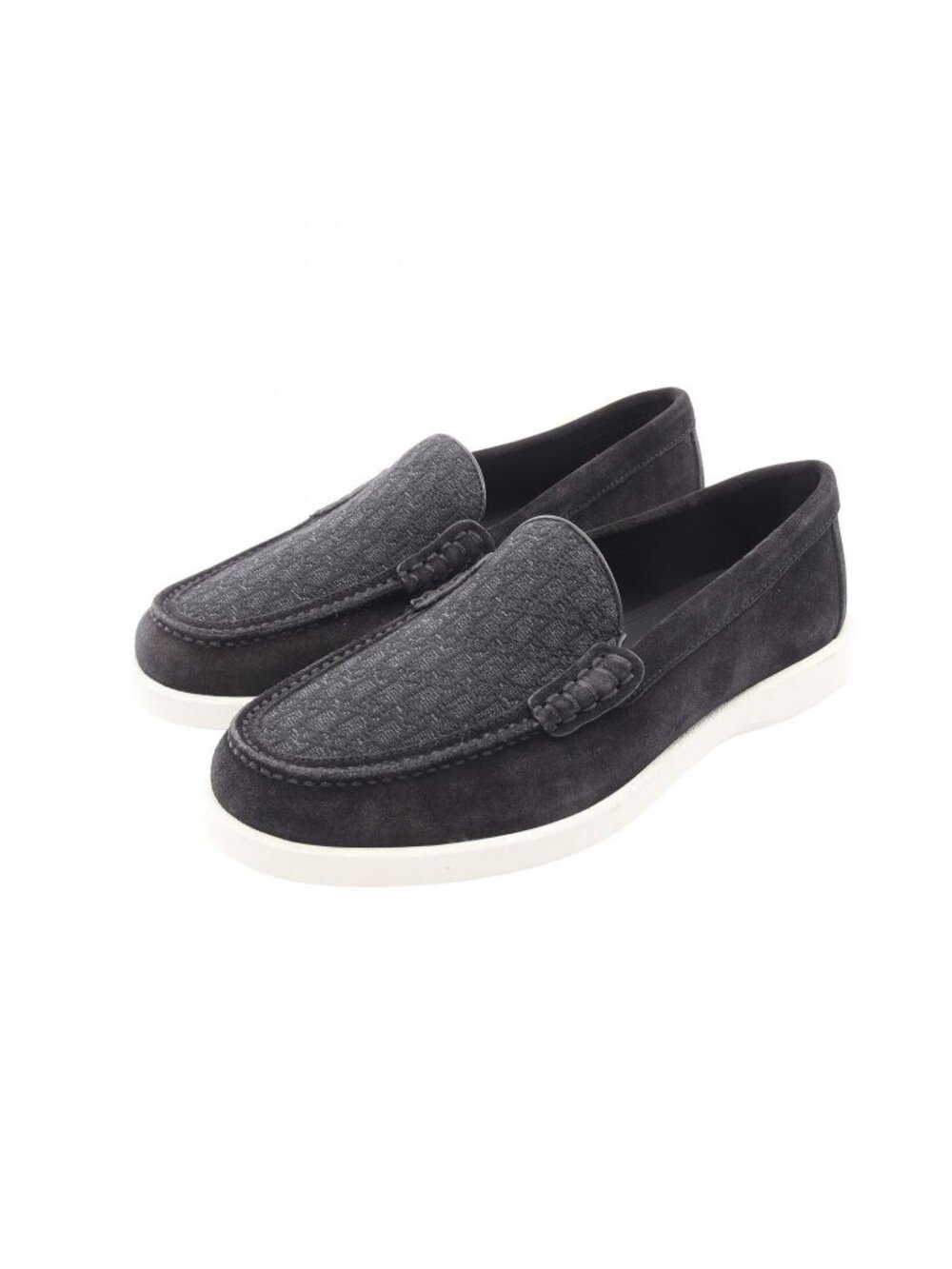 Dior Loafers Granville Oblique Jacquard Suede Canvas